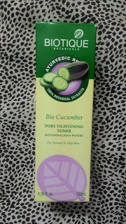 Biotique Bio Cucumber Pore Tightening Toner Review