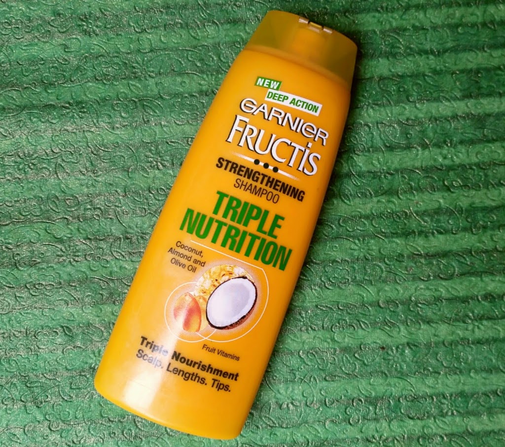 Uddybe bid Gud Garnier Fructis Triple Nutrition Strengthening Shampoo | Review