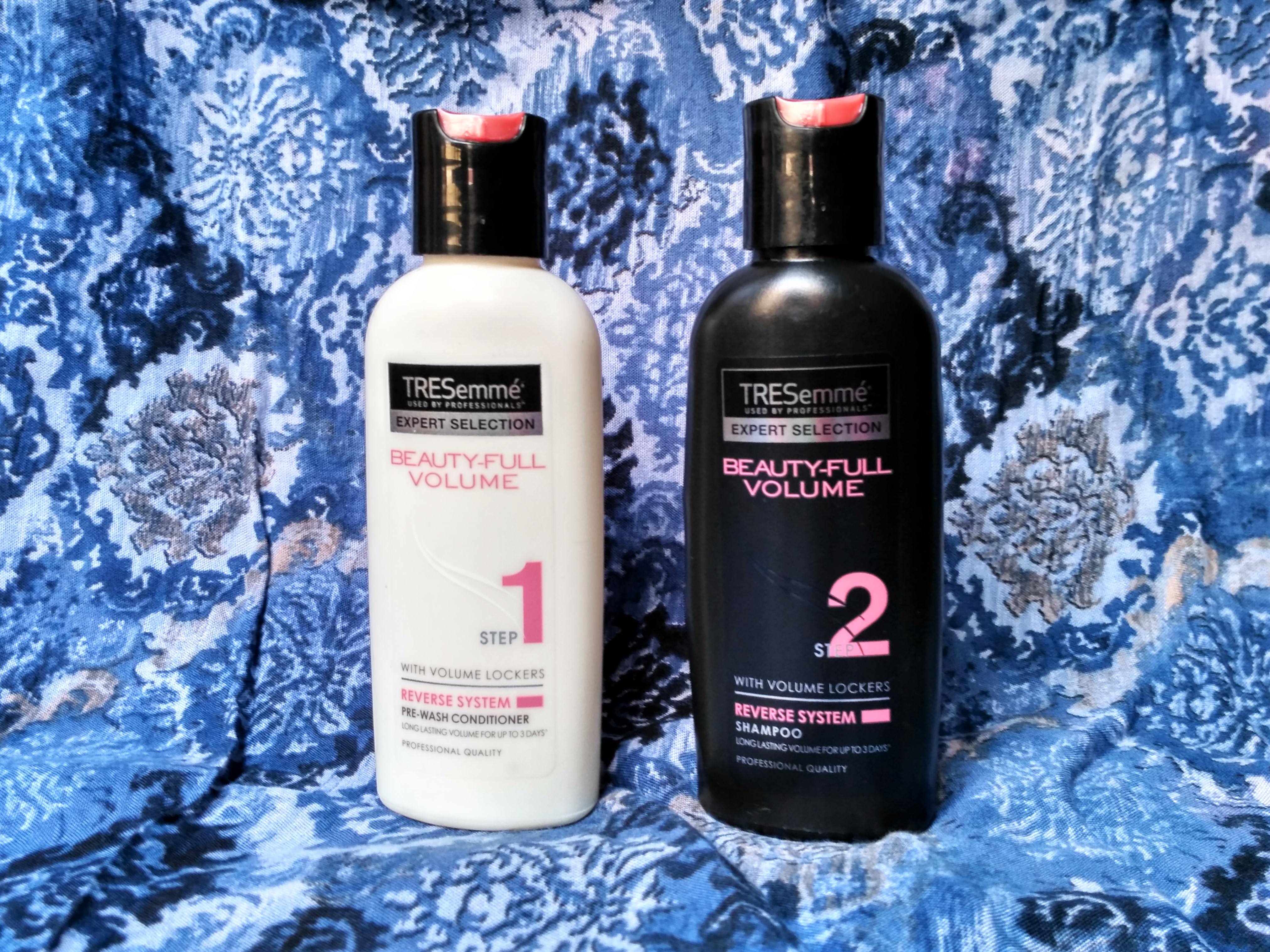 tresemme beauty full volume shampoo conditioner review