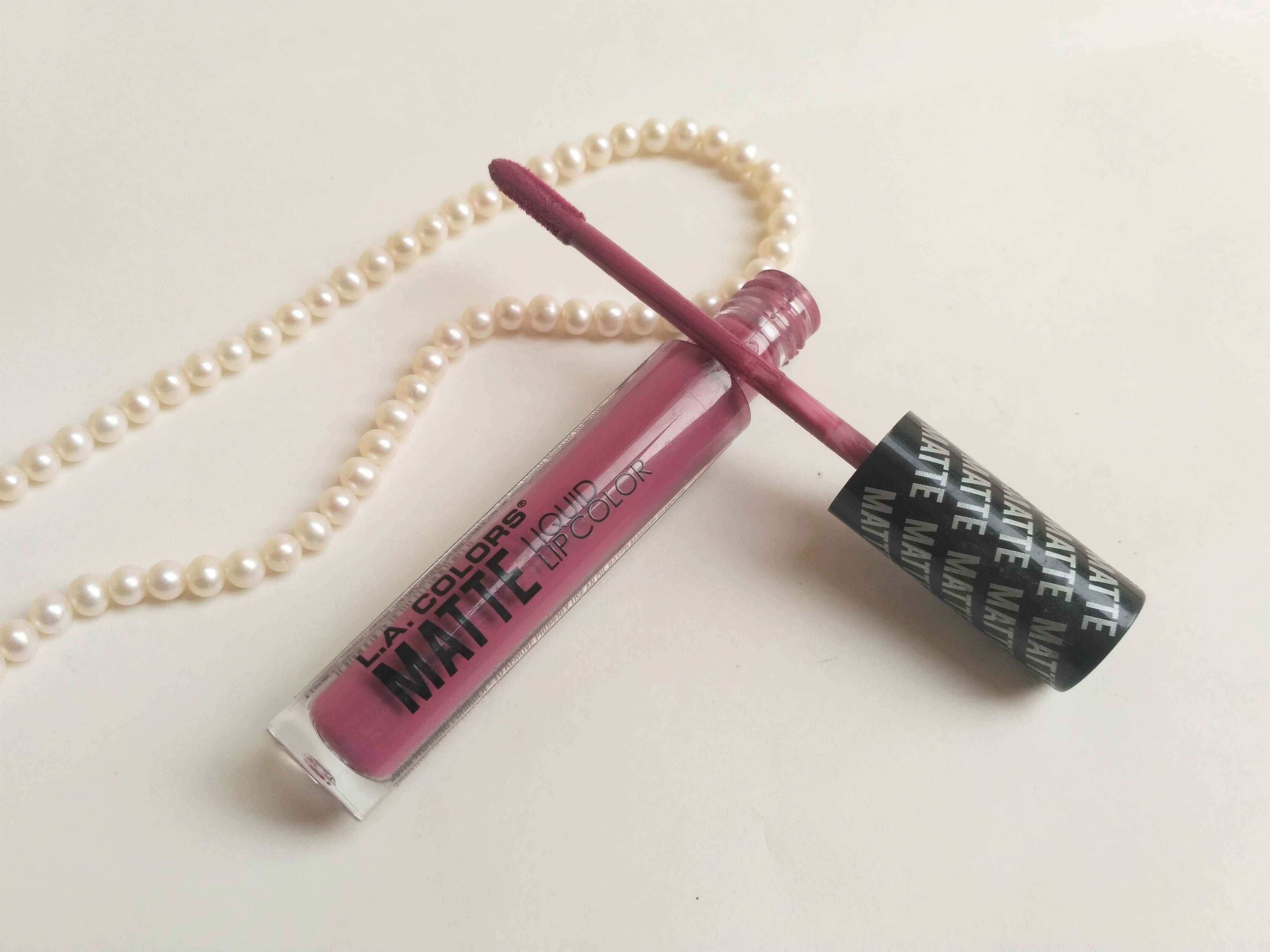 L.A. Colors Matte Liquid Lip Color Fierce | Review & Swatches