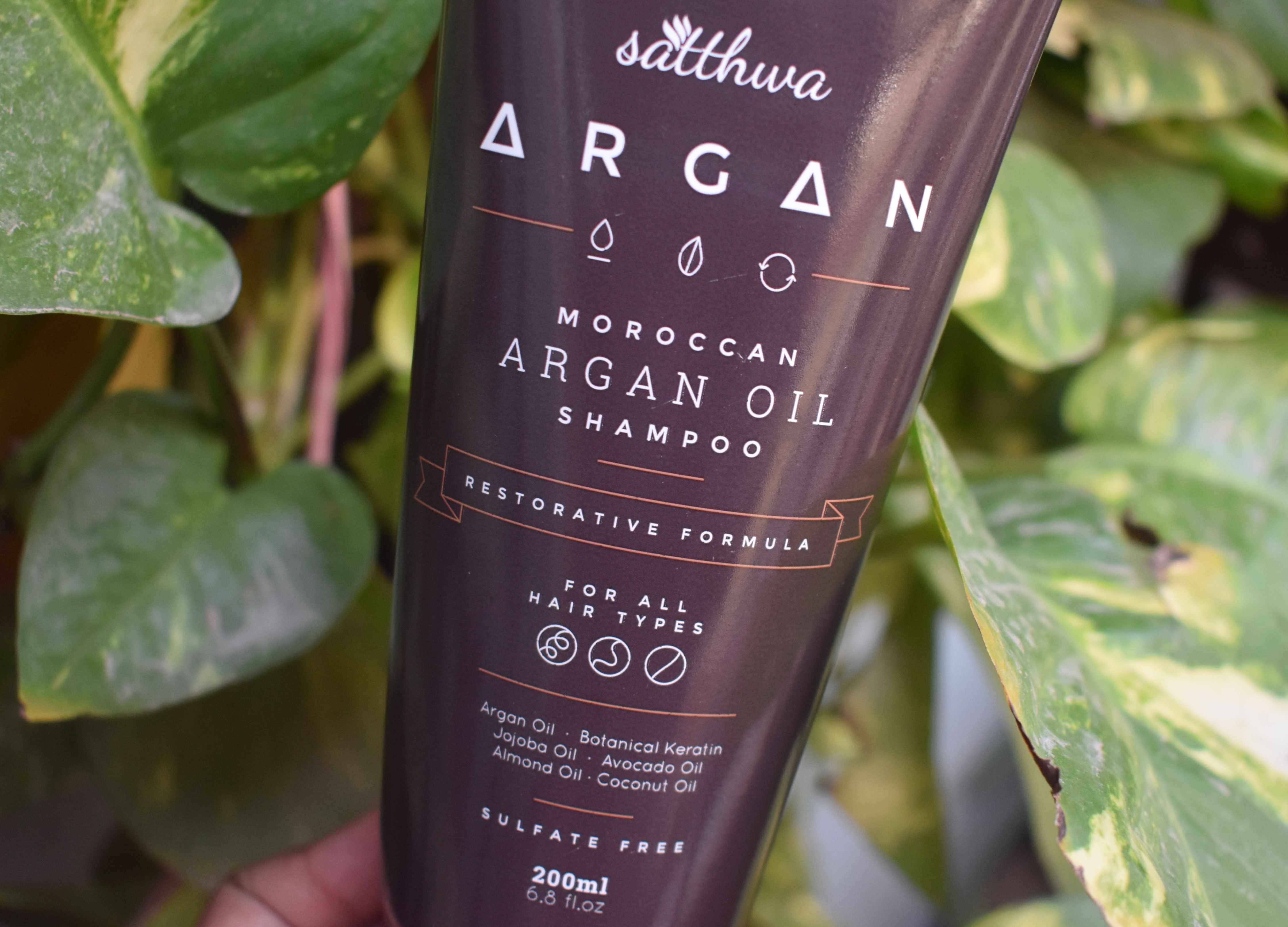 Satthwa Moroccan Argan Oil SLS-free Shampoo | Review