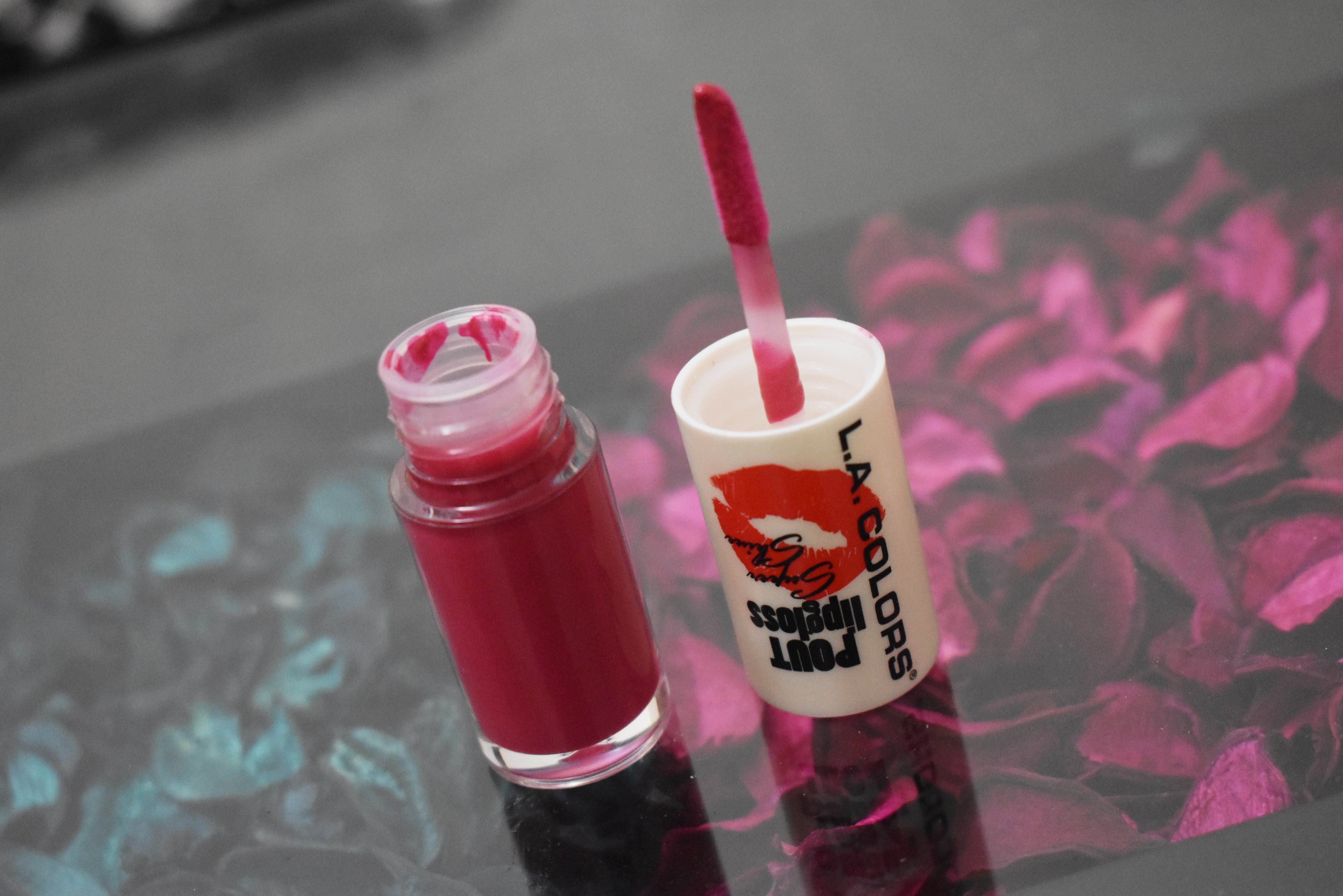 L.A. Colors Pout Super Shine Lip Gloss French Kiss Review