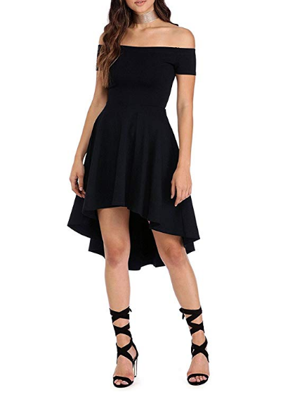 black dress for graduation guest outfit