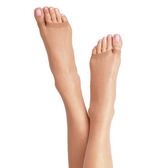 Berkshire Hose without Toes Pantyhose - Natural Tan