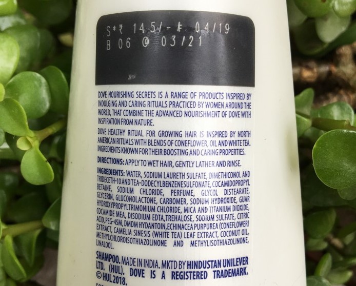 hair shampoo ingredients