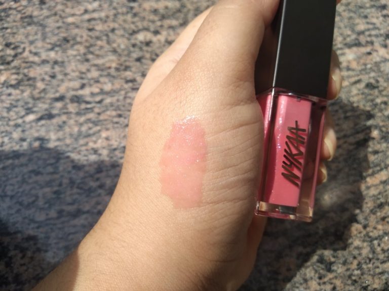 Nykaa Gloss It Up High Shine Lip Gloss Review Sweet Angel