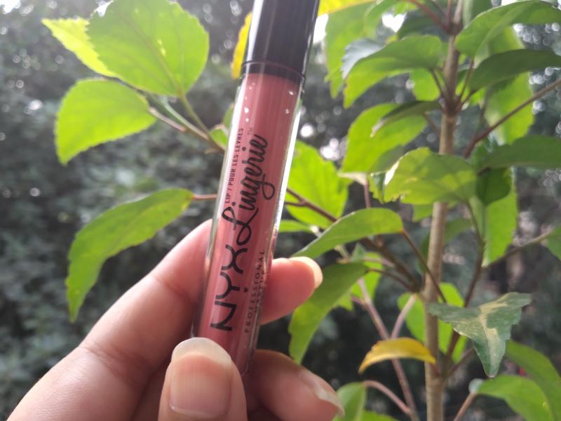 NYX Lip Lingerie Liquid Lipstick Exotic Review