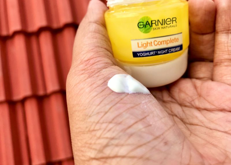 Garnier Light Overnight Whitening Peeling Cream Review