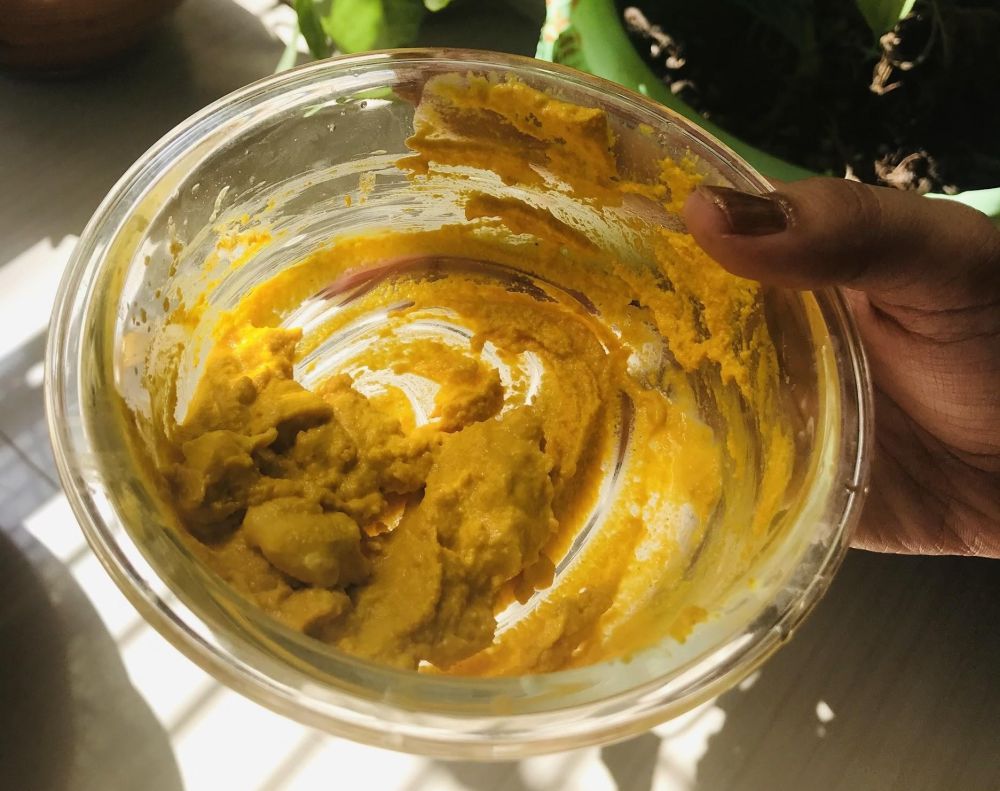 DIY Turmeric Face Scrub for Acne, Dark Spots & Scars