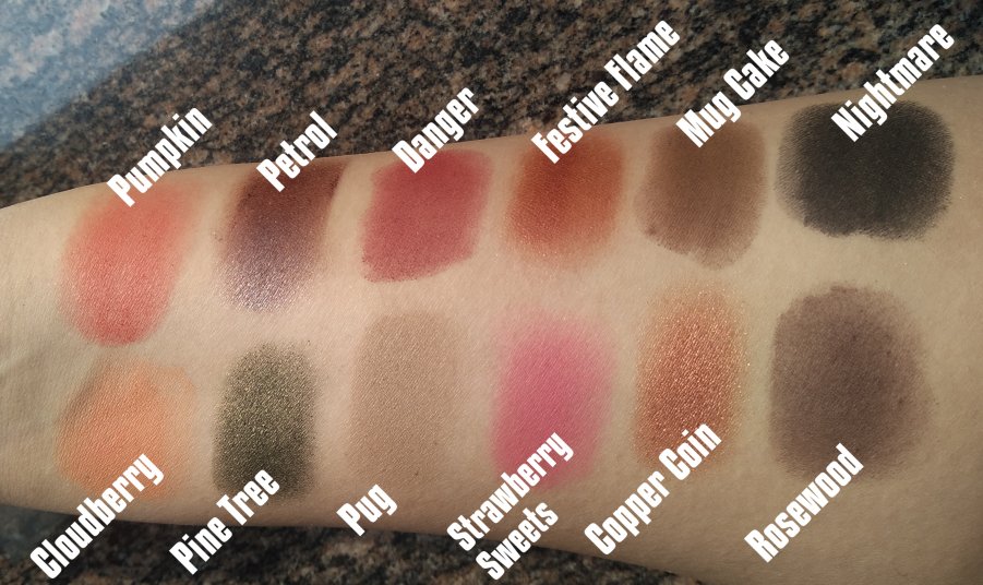 Makeup Revolution Soph X Eyeshadow Palette Swatches