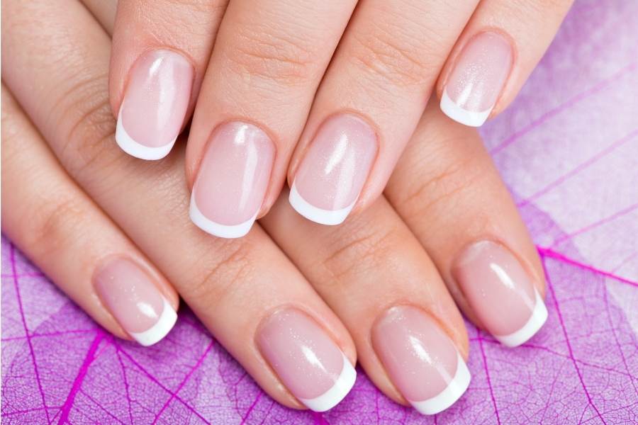 10. French Tip Nail Designs for Short Nails with Bold Colors - wide 5