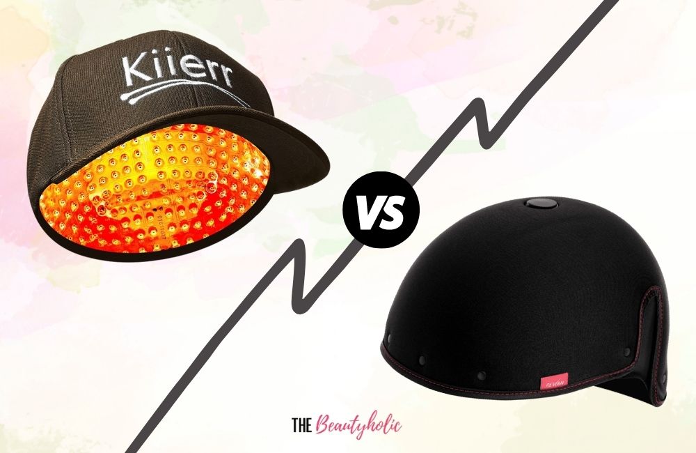 revian red hair growth system vs. Kiierr Laser Cap