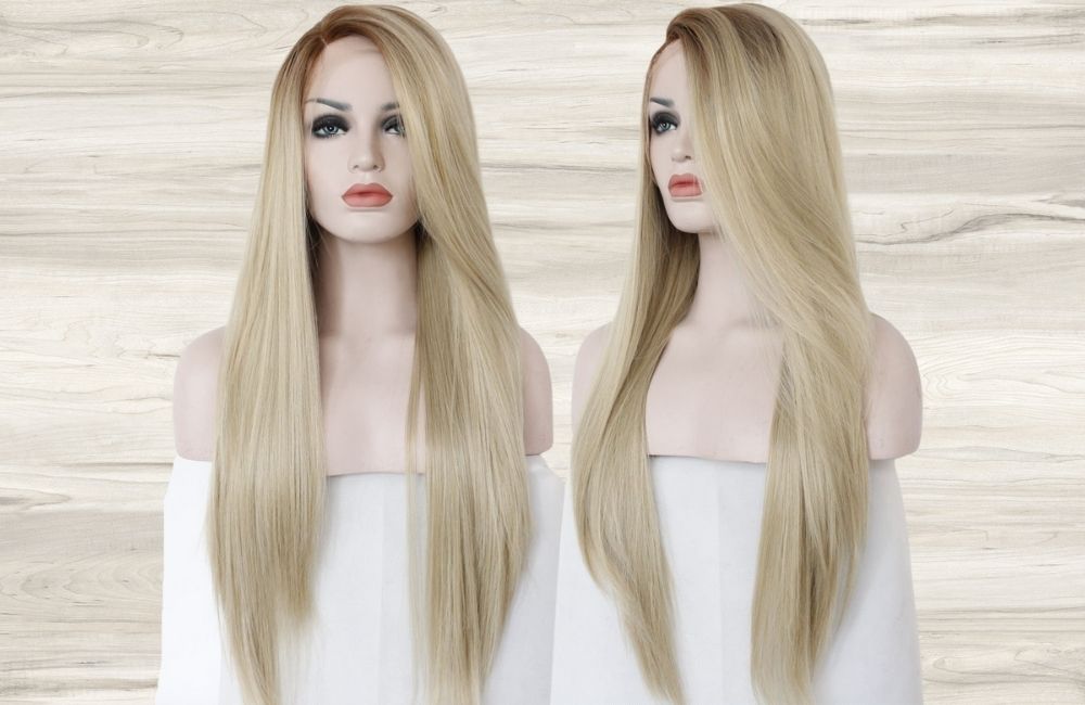 K’ryssma Fashion Ombre Blonde Glueless Lace-Front Wig