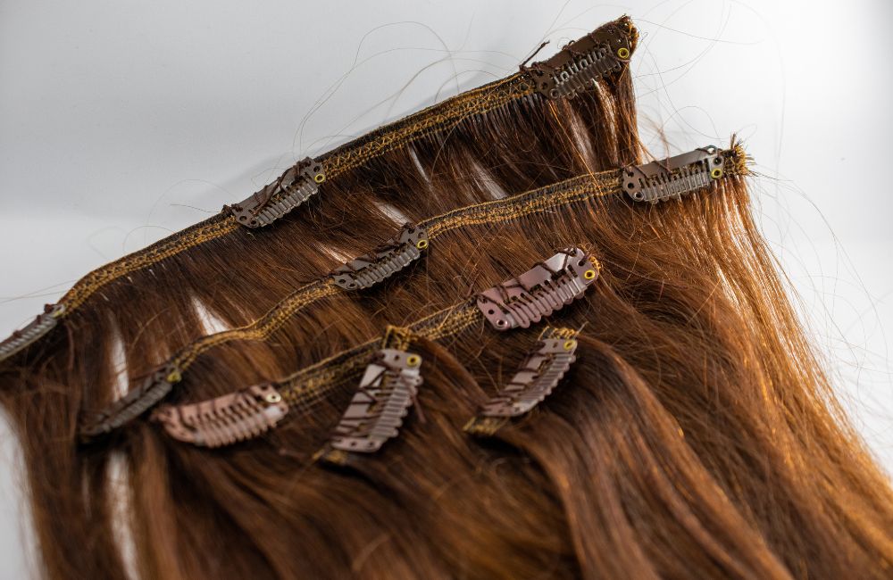 clip-in hair extensions