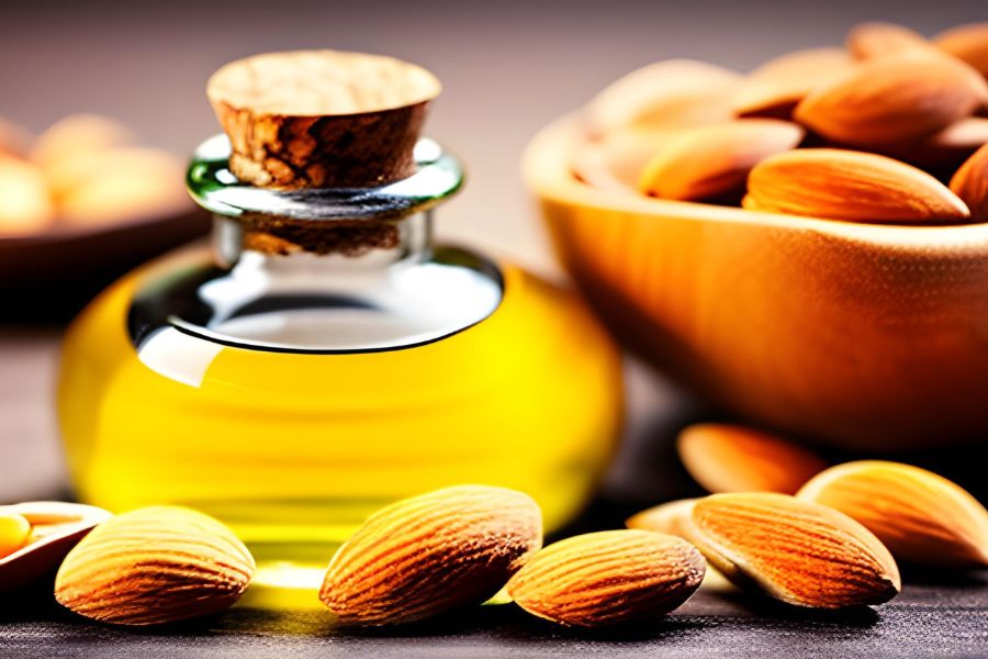 Almond oil for hair