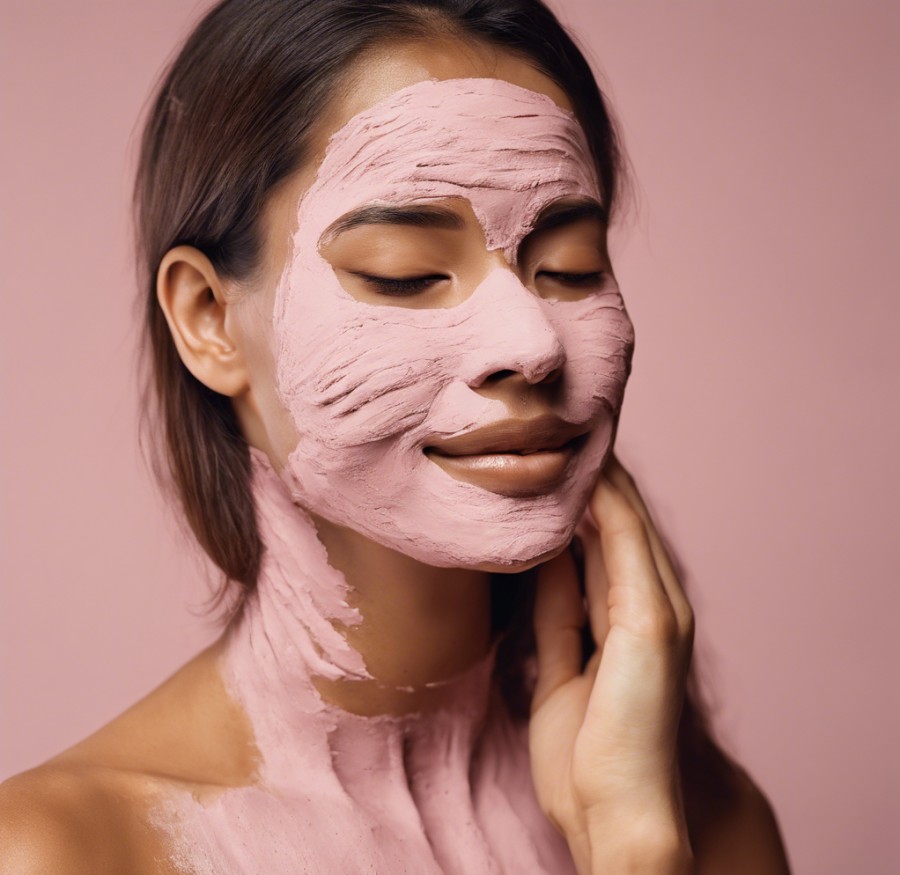 pink clay mask benefits for skin and hair
