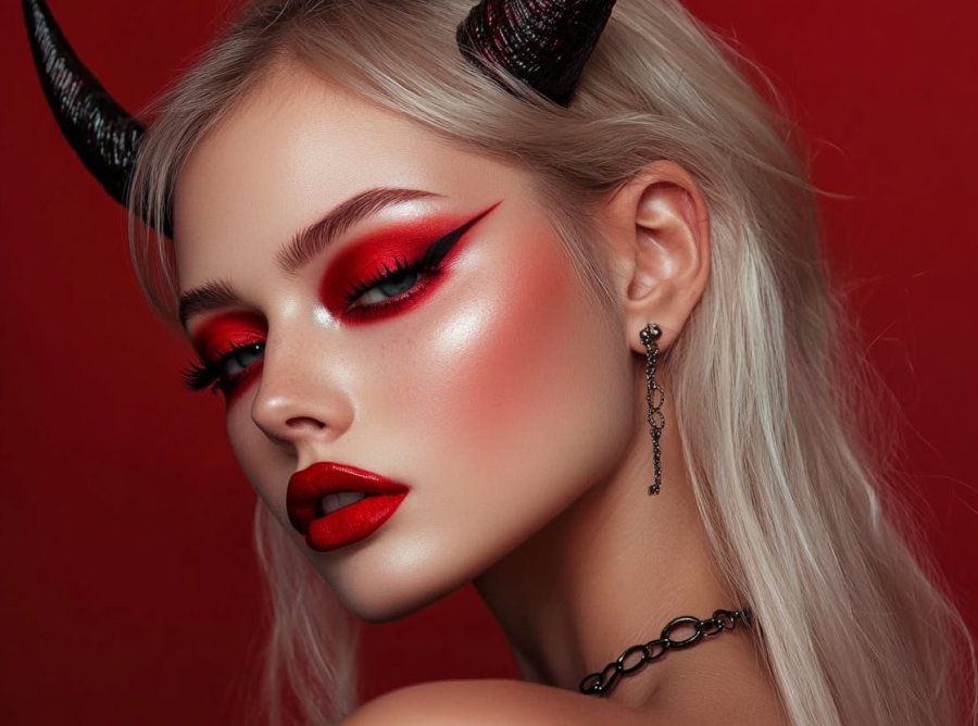 demon makeup for halloween