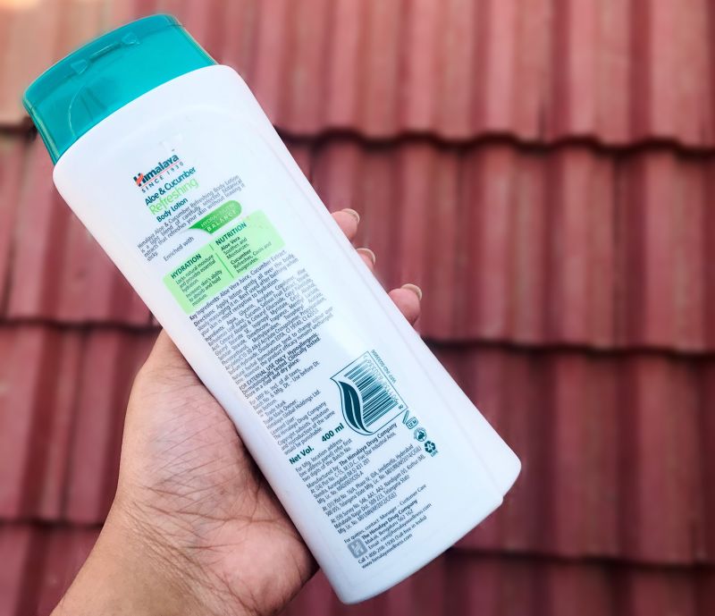 Himalaya Aloe and Cucumber Refreshing Body Lotion ingredients