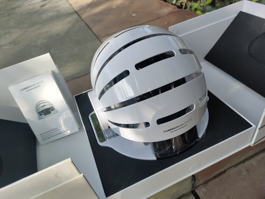 currentbody led hair growth helmet first impressions