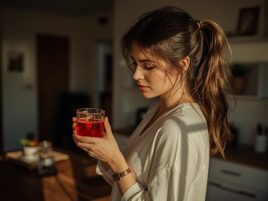 benefits of hibiscus tea for skin and hair