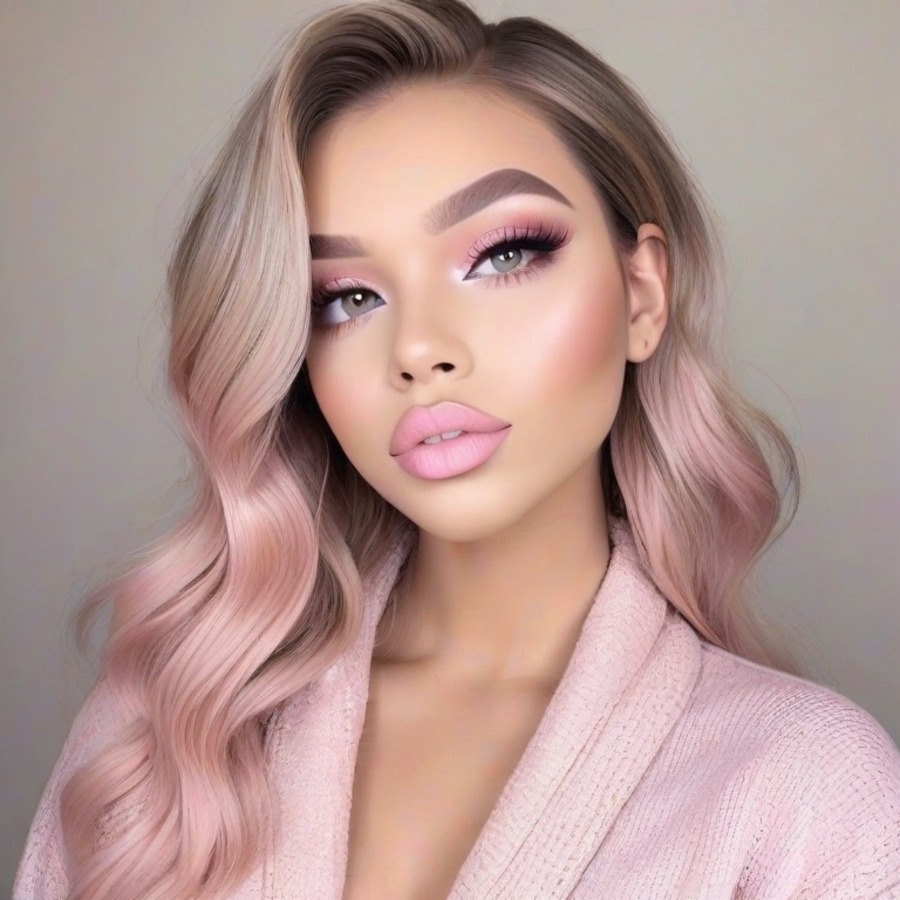 Pink Pastel Makeup Look