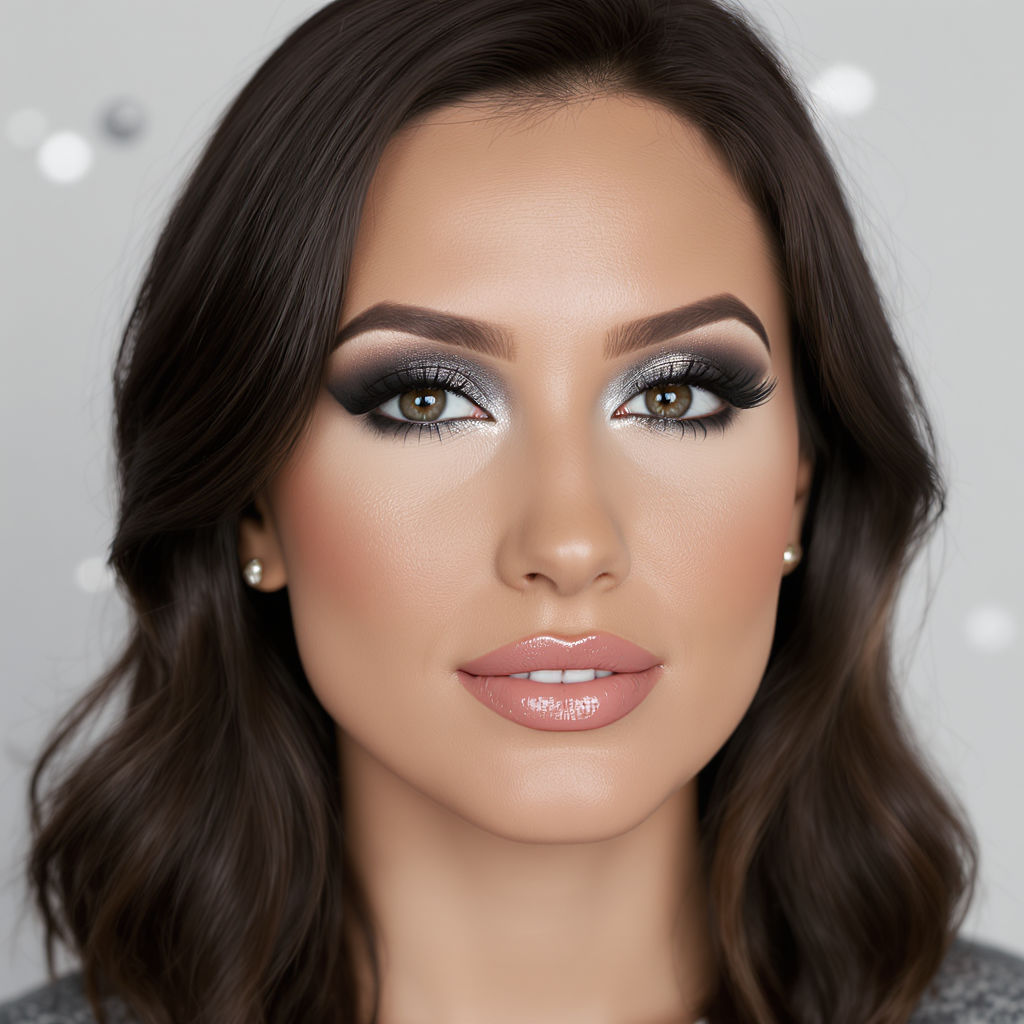 gunmetal eyeshadow look