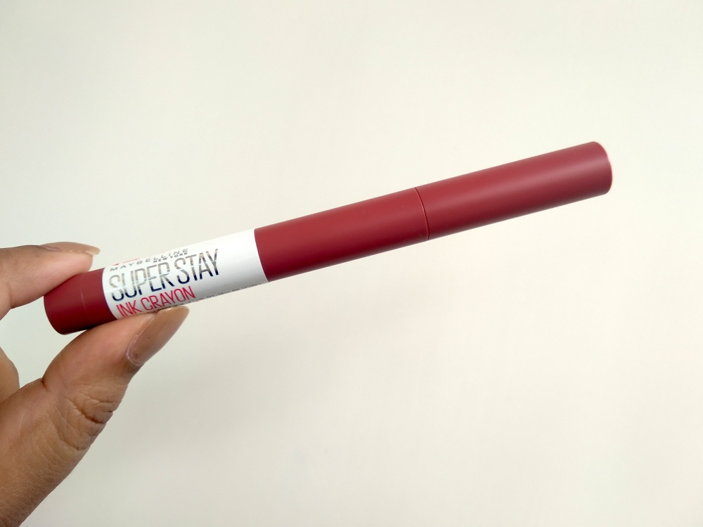 Maybelline New York SuperStay Crayon Lipstick Enjoy the View Review and Swatches