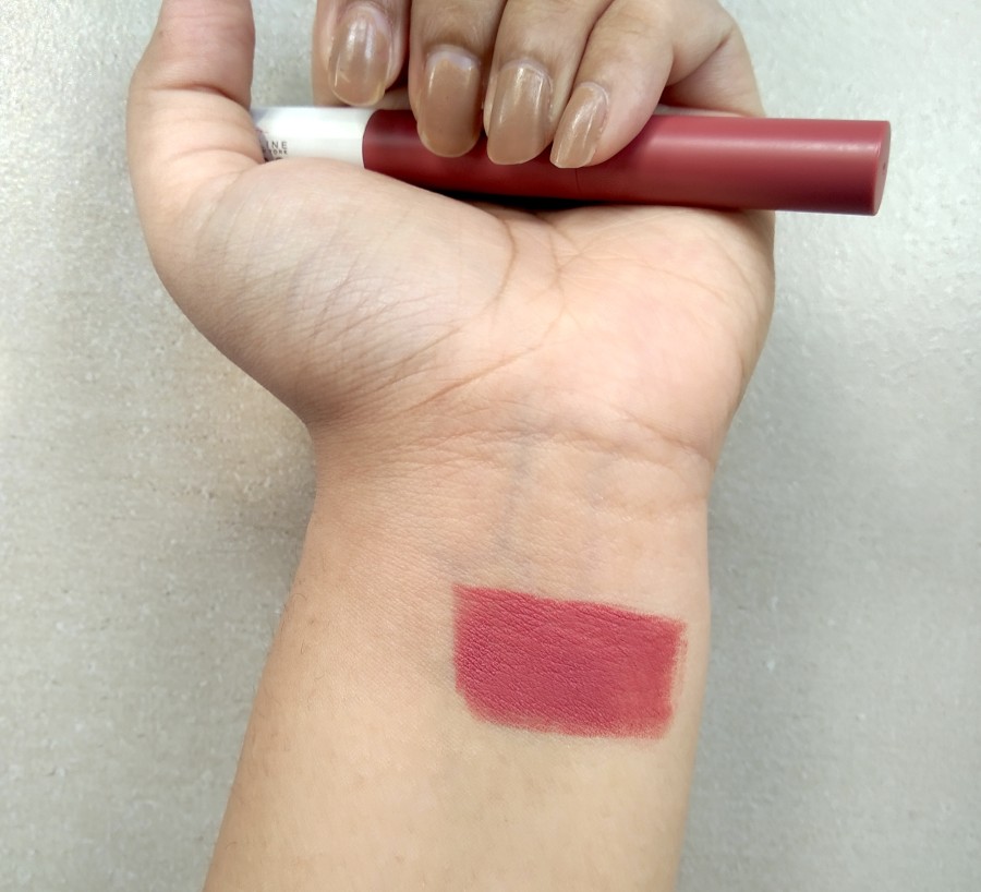 Maybelline New York SuperStay Crayon Lipstick Enjoy the View Swatches